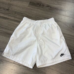 Nike Men's Athletic White Shorts